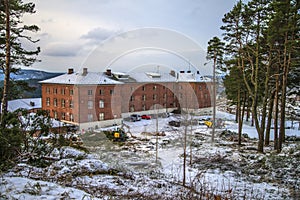 Fredriksten fortress in halden, barracks