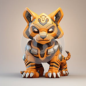 Free 3d Model Tiger With Anime-inspired Design For Android