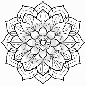 Free Adult Coloring Book: Mandalas And Flower Designs