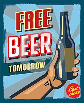 Free beer tomorrow photo