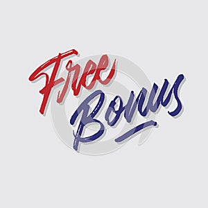 Free bonus roughen hand lettering typography sales and marketing shop store signage poster