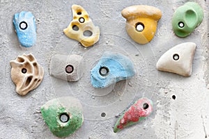 Free climbing wall