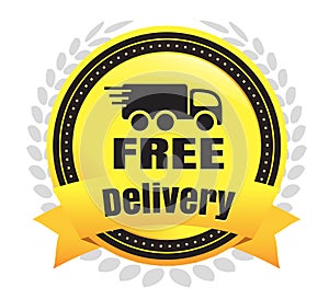 Free Deliver Ecommerce Badge