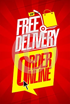 Free delivery flyer template