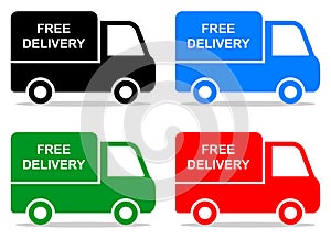 Free delivery icon