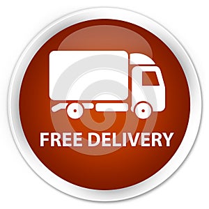 Free delivery premium brown round button