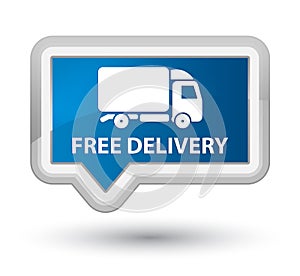 Free delivery prime blue banner button