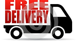 Free delivery truck button