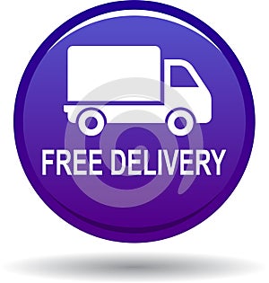 Free delivery web button