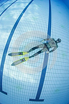 Free diving training