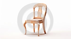 Free Download: Biedermeier Style Wooden Chair 3d Model
