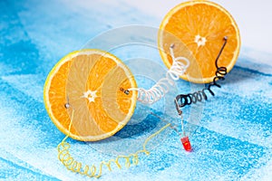 Free energy electricity generator oranges