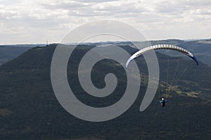 Free-Flying on Paragliding at Rio Grande do Sul, Brazil photo