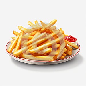 Free French Fries Png Clipart In Oliver Wetter Style