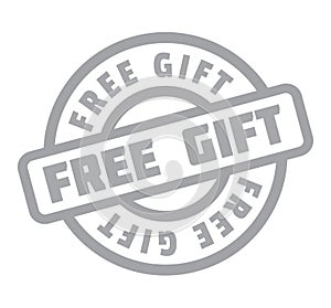 Free Gift rubber stamp