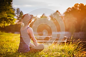 Free Happy Woman Enjoying Nature