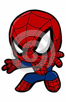 free Illustrations Vector Cartoon Spiderman logo