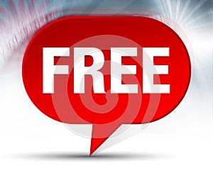 Free Red Bubble Background