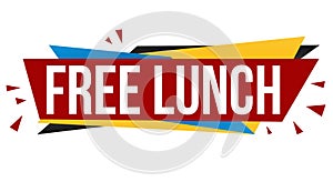 Free lunch banner design