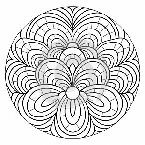 Free Mandala Coloring Pages With Subtle Tonal Gradations