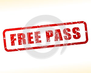 Free pass text buffered