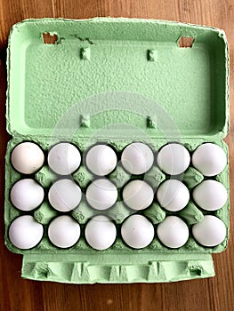 Free range organic eggs