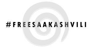 Free Saakashvili hashtag