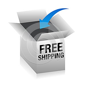 Free Shipping 3D Box