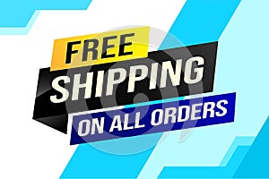 Free shipping all orders tag.