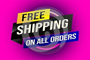 Free shipping all orders tag