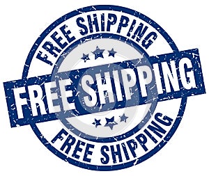 free shipping blue round stamp