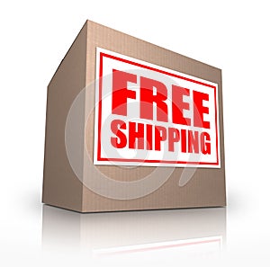 Free Shipping Cardboard Box Ship No Cost