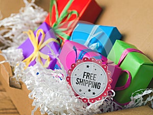 Free shipping concept