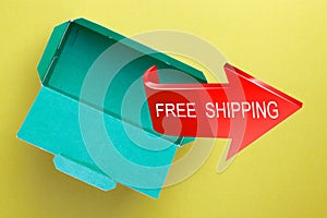 Free Shipping Concept