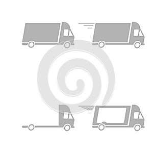 Free shipping icon, vector illustration