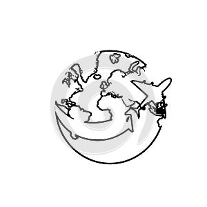 Free shipping icon, vector illustration