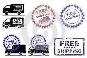 Free Shipping Retail Promotion Stamp