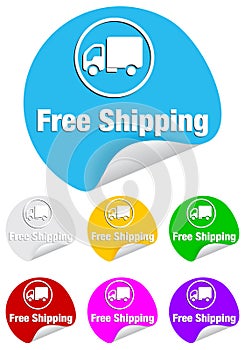 Free shipping,round stickers