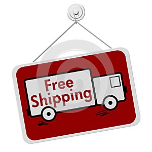 Free Shipping Sign