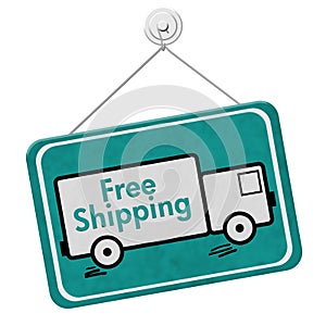 Free Shipping Sign