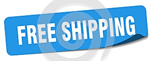 free shipping sticker. free shipping label