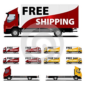 Free Shipping truck