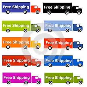 Free Shipping Truck Logos