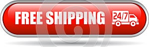 Free shipping web button