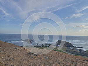 Free shore of Hindia Sea from Mandalika Beach