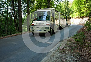 Free shuttle bus in Plitvice Lake National Park