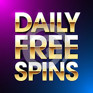 Daily Free Spins casino banner