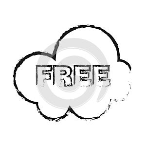 Free stamp illustration