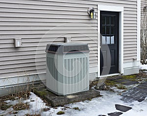 Free standing HVAC heat pump