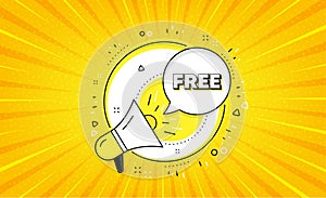 Free symbol. Special offer sign. Vector